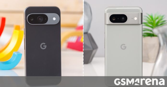 Pixel 9 vs Pixel 8